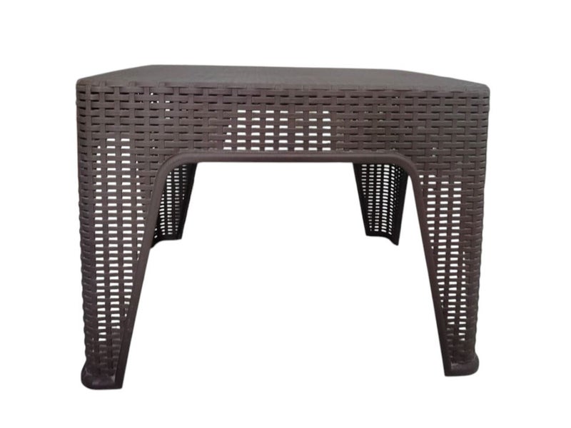 خورشيد للبلاستيك ترابيزة بلاستيكية ماسة رتان من خورشيد بلاست للبلاستيك - بني - Image 2